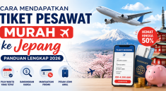 Cara Mendapatkan Tiket Pesawat Murah ke Jepang (Panduan Lengkap 2026)