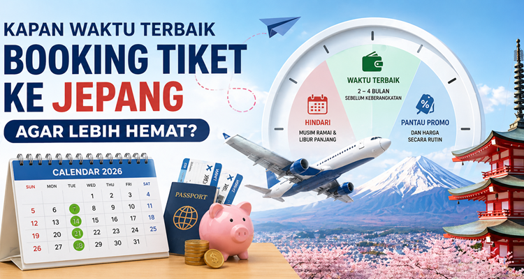 Kapan Waktu Terbaik Booking Tiket ke Jepang Agar Lebih Hemat