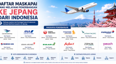 Daftar Maskapai yang Melayani Penerbangan ke Jepang dari Indonesia