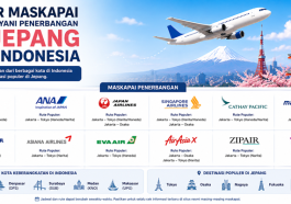 Daftar Maskapai yang Melayani Penerbangan ke Jepang dari Indonesia