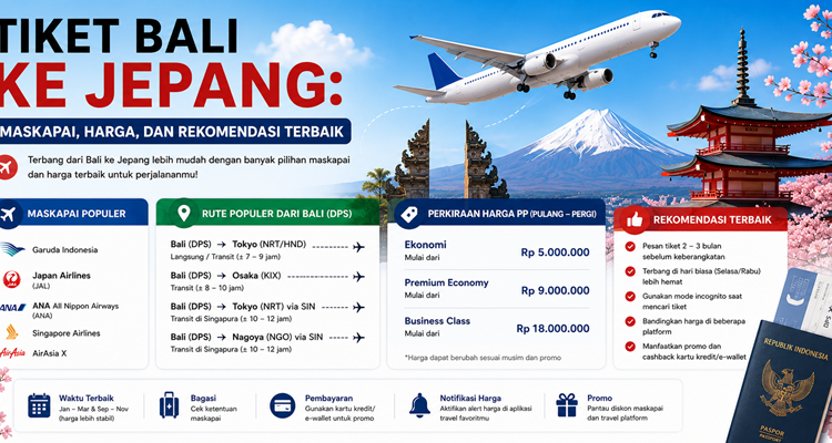 Perbandingan Tiket Direct vs Transit ke Jepang Mana Lebih Baik