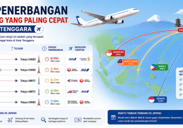 Rute Penerbangan ke Jepang yang Paling Cepat dari Asia Tenggara