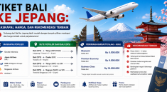 Tiket Bali ke Jepang Maskapai, Harga, dan Rekomendasi Terbaik