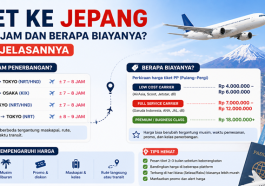 Tiket ke Jepang Berapa Jam dan Berapa Biayanya? Ini Penjelasannya